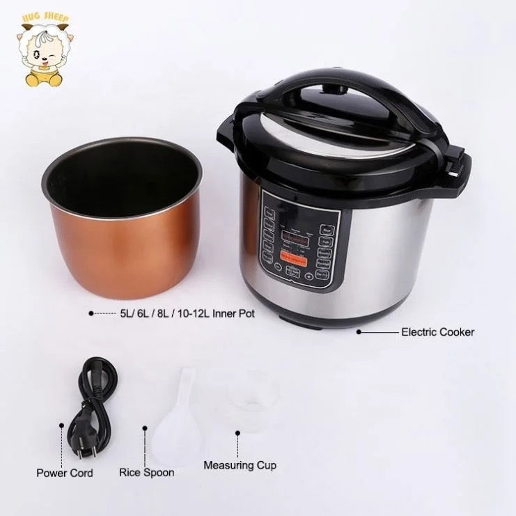 Home and work electric oven pressure cooker digital 14in1 multifunction 6.5l