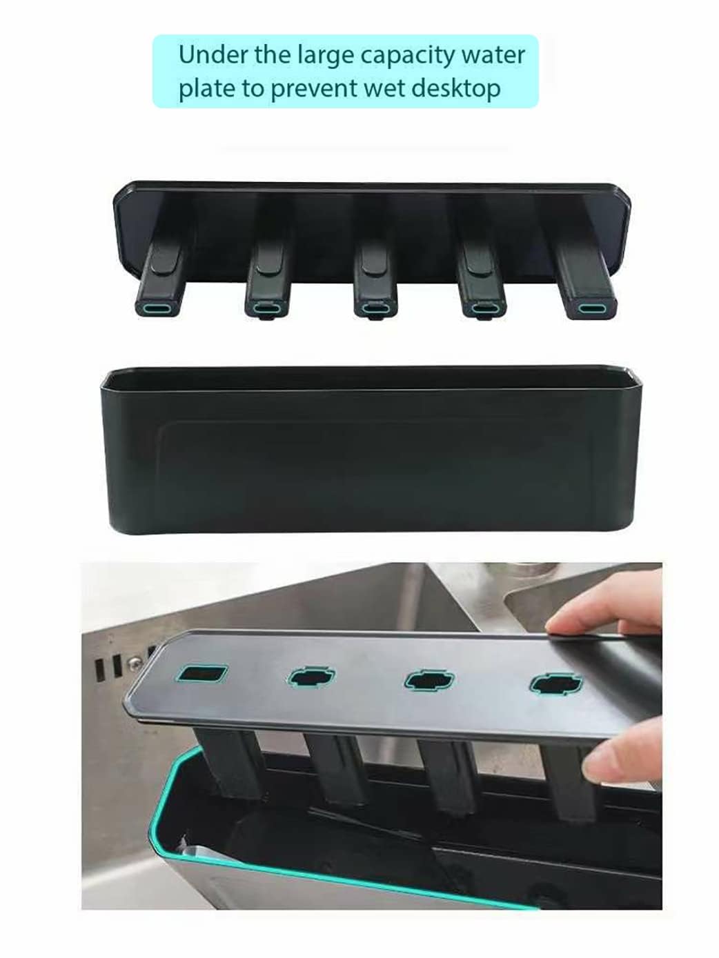 Kitchen Cleaning Kit 4-in-1 – Folding Multi-Purpose Brushes with Aluminum Handle