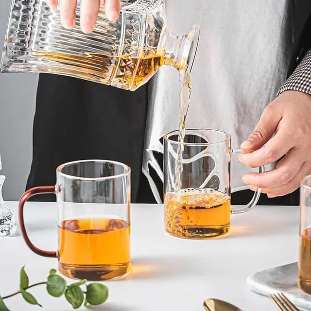 Portal Clear Glass Tea Cup - 200 ml - 6 Pieces