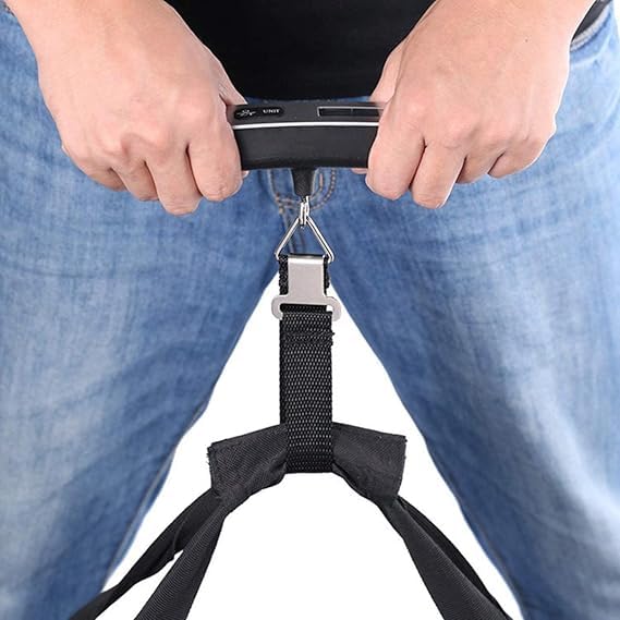 Digital Travel Luggage Scale, Max Weight 50kg Luggage, Travel Gear for Accurate Baggage Weight Measurement, Portable Suitcase Scale