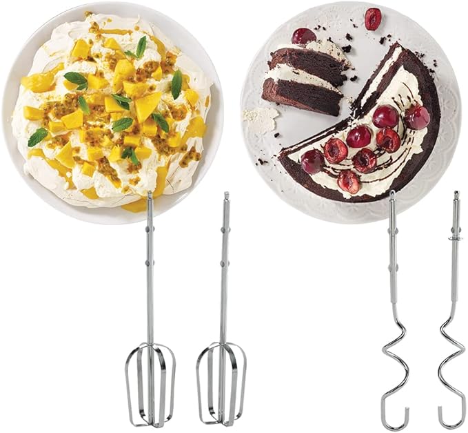 Egg and dough beater hand mixer electric white color