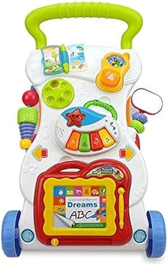 Baby Sit-to-Stand Learning Music Walker Trolley for toddlers 9moths plus (very durable)