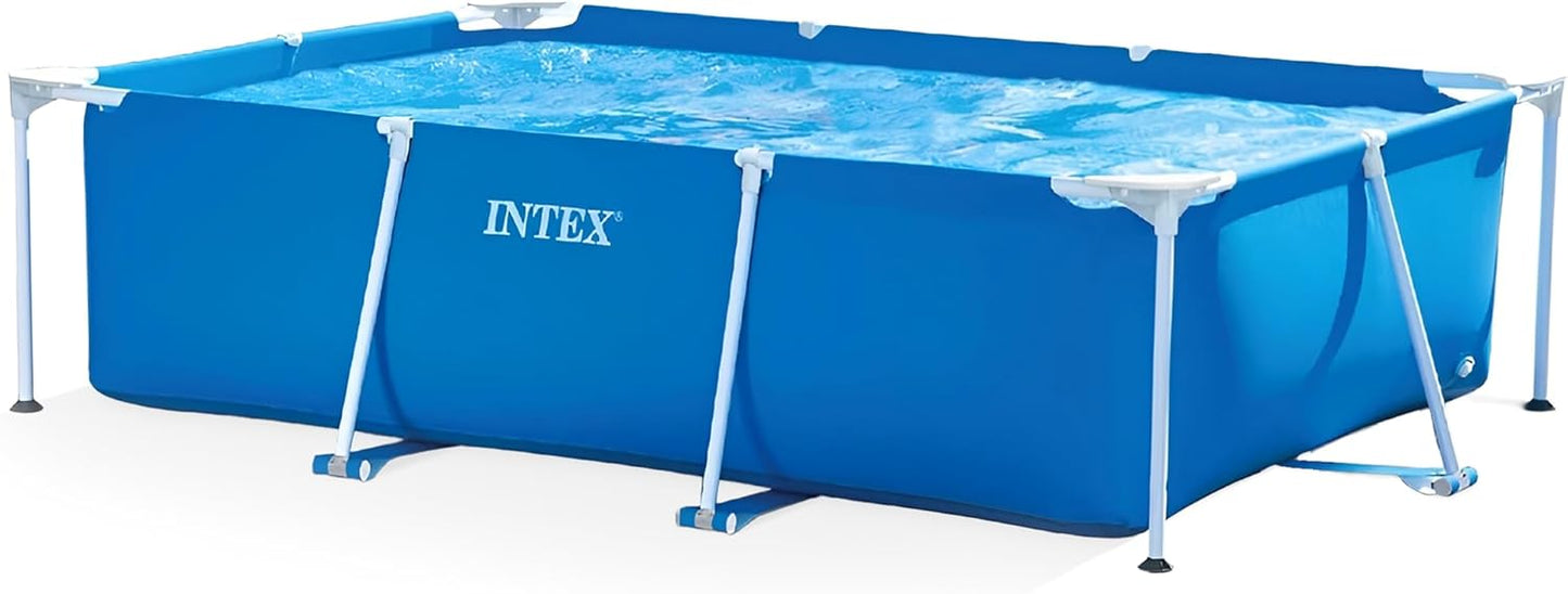 Intex Metal Frame Pool Rectangular 3 Mt X 2 Mt 28272, Blue, 3 X 2 X 0,75 M