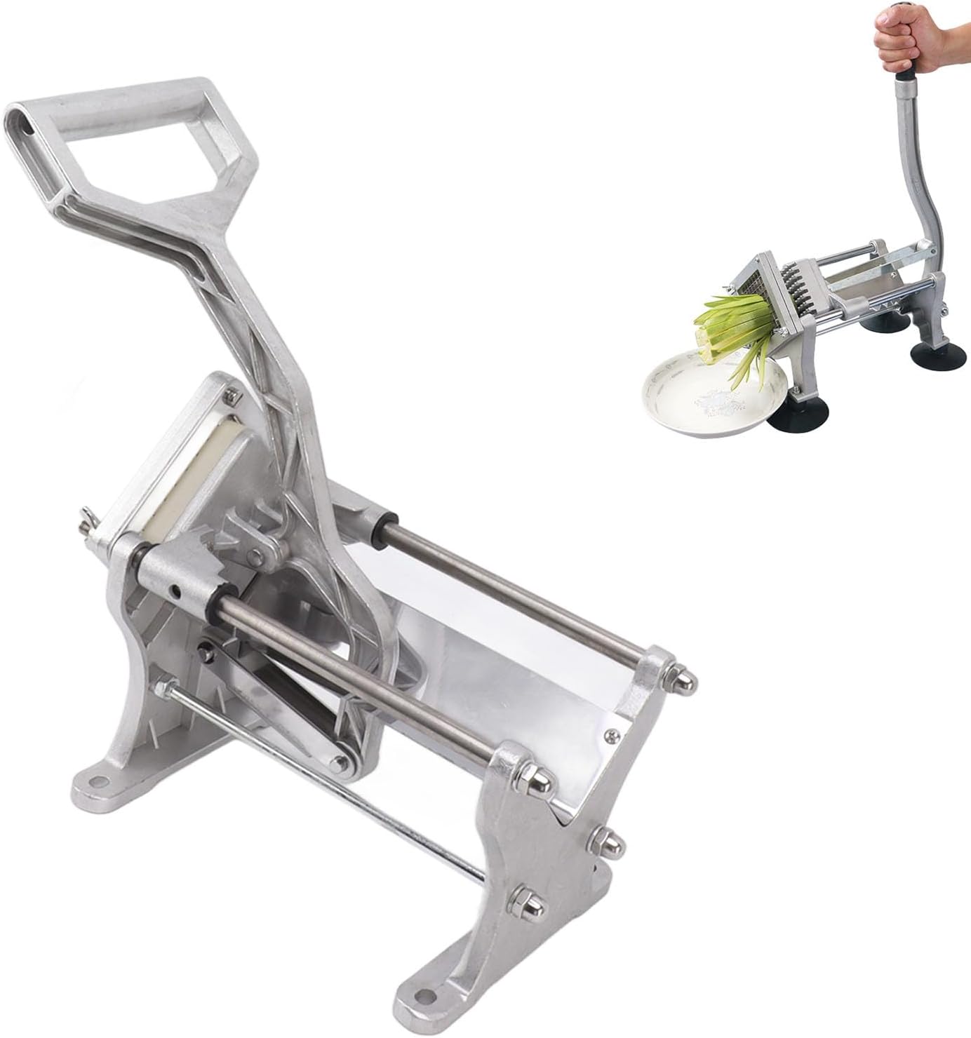 Stainless Steel Potato Chips Cutter Manual Operation Potato Cutter for Kitchen