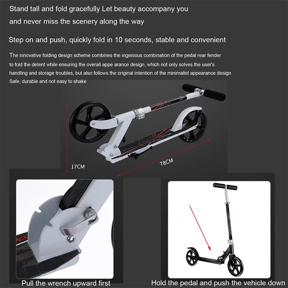 Kick Scooter for both adults and kids, Foldable with maximum capacity for 150kg color vary