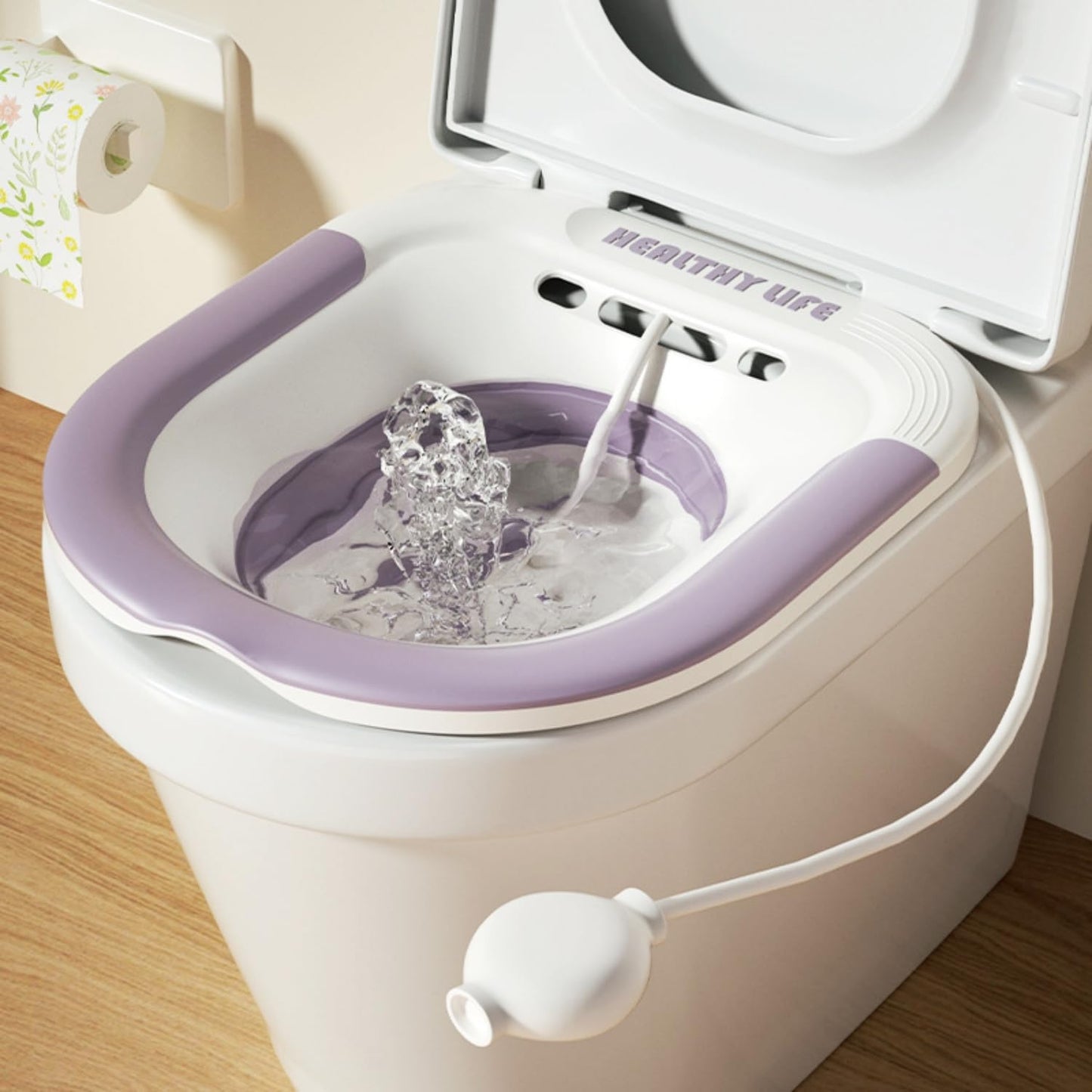 Foldable Sitz Bath For Toilet Seat,health self treatness