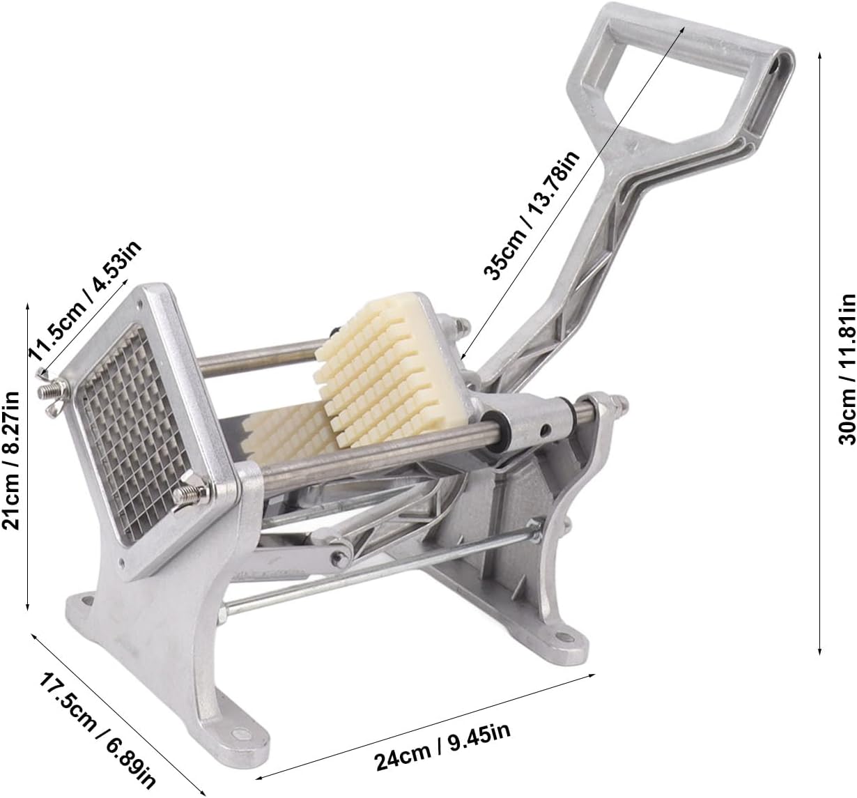 Stainless Steel Potato Chips Cutter Manual Operation Potato Cutter for Kitchen