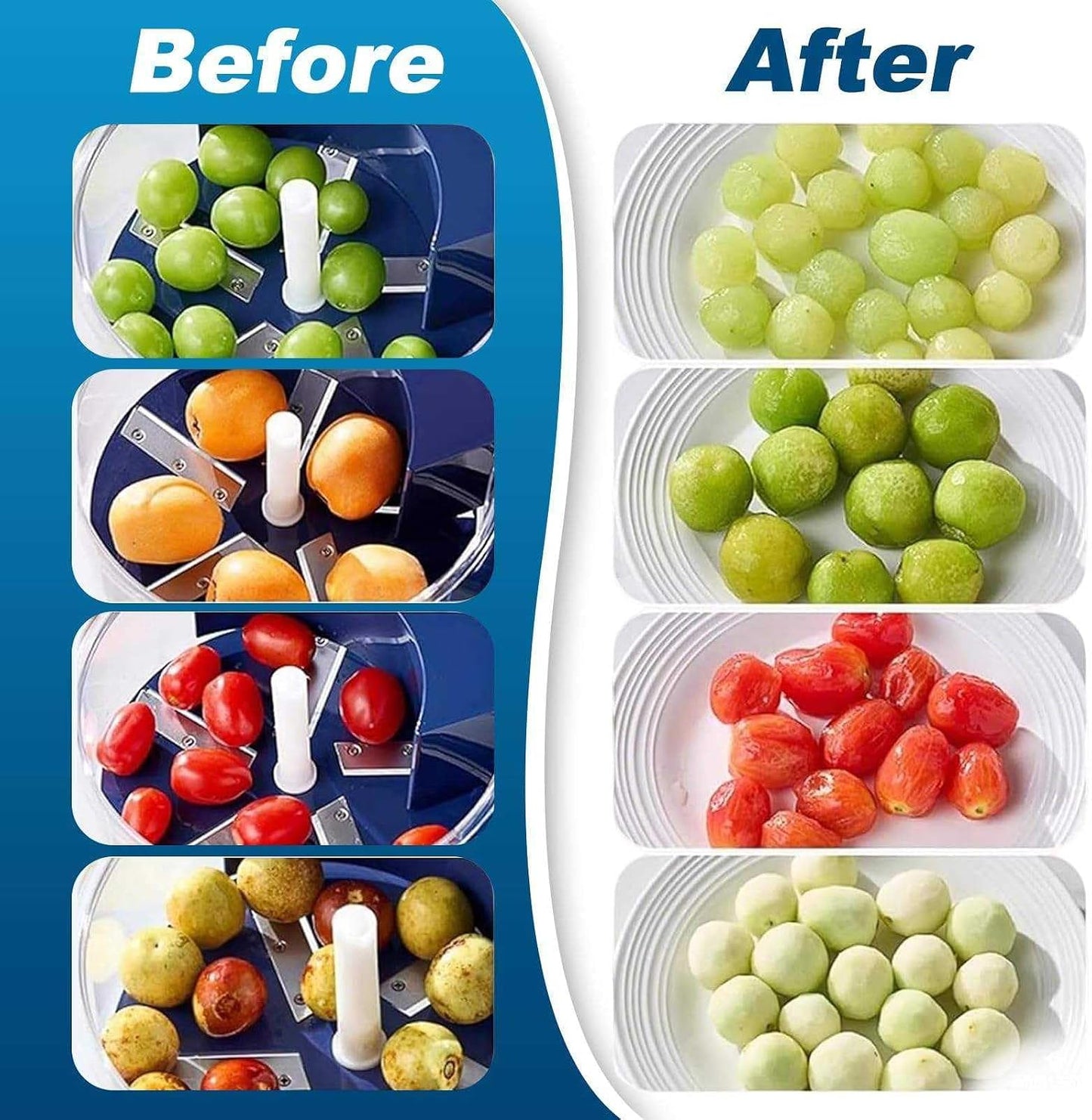 Automatic Grape ,potato ,small fruits Peeler Machine