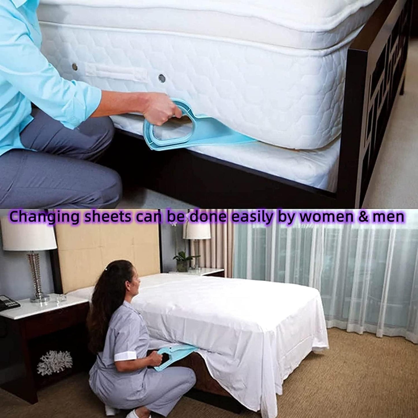 Set of 2pcs Bed Mattress Lifter, Mattress Wedge Elevator