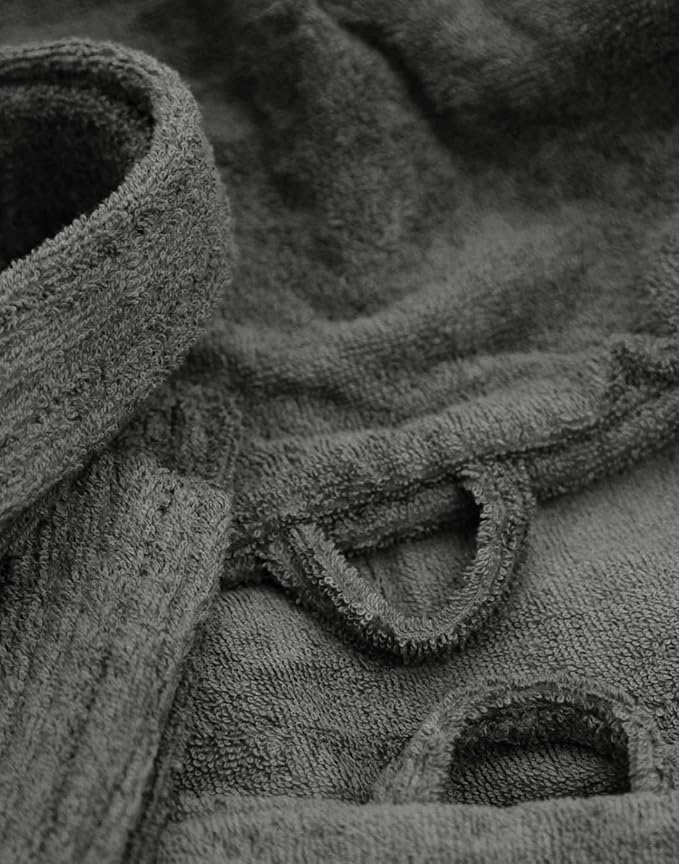 100% Cotton Terry Bath Robe, Men and Women,Soft & Warm Fleece Home Bathrobe ( high quality)