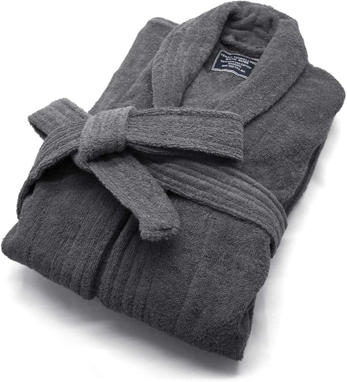 100% Cotton Terry Bath Robe, Men and Women,Soft & Warm Fleece Home Bathrobe ( high quality)