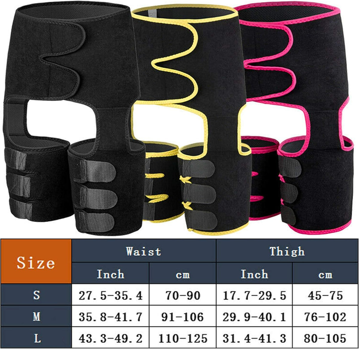Hip Brace Thigh Compression Sleeve, Hip Groin Support for Men & Women