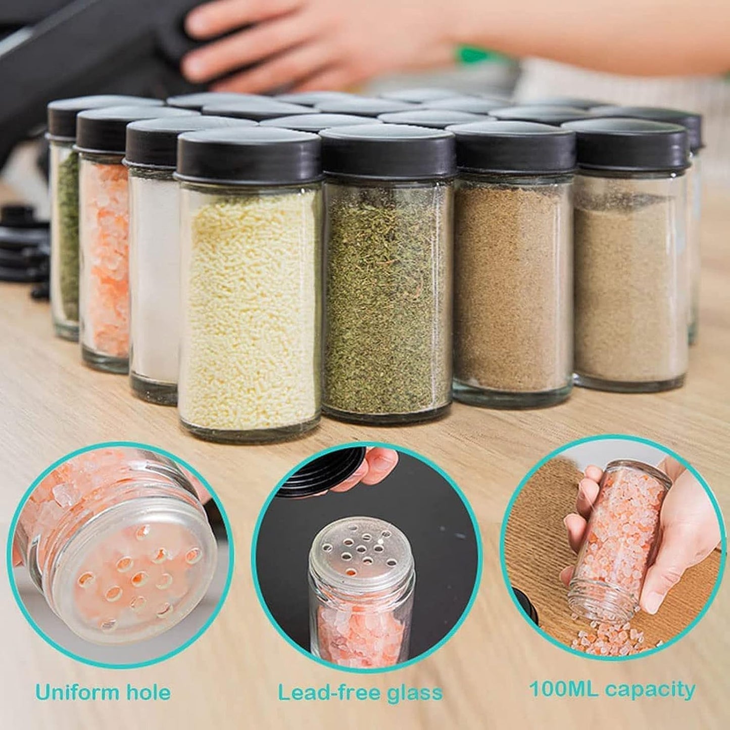 Ferris Wheel Spice Rack 18 spice carousel jars