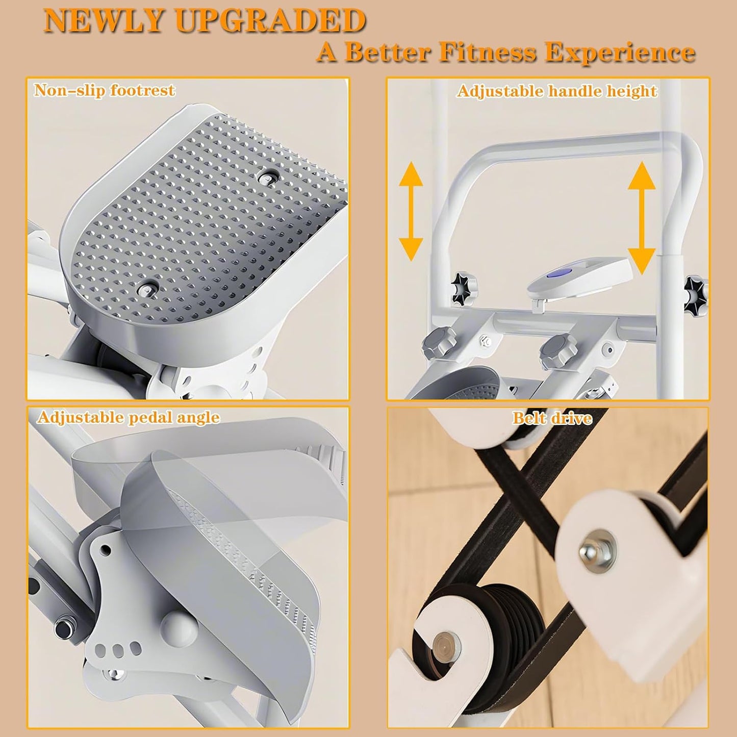 Foldable Stair Stepper, Vertical Stair Climber Exercise Machine