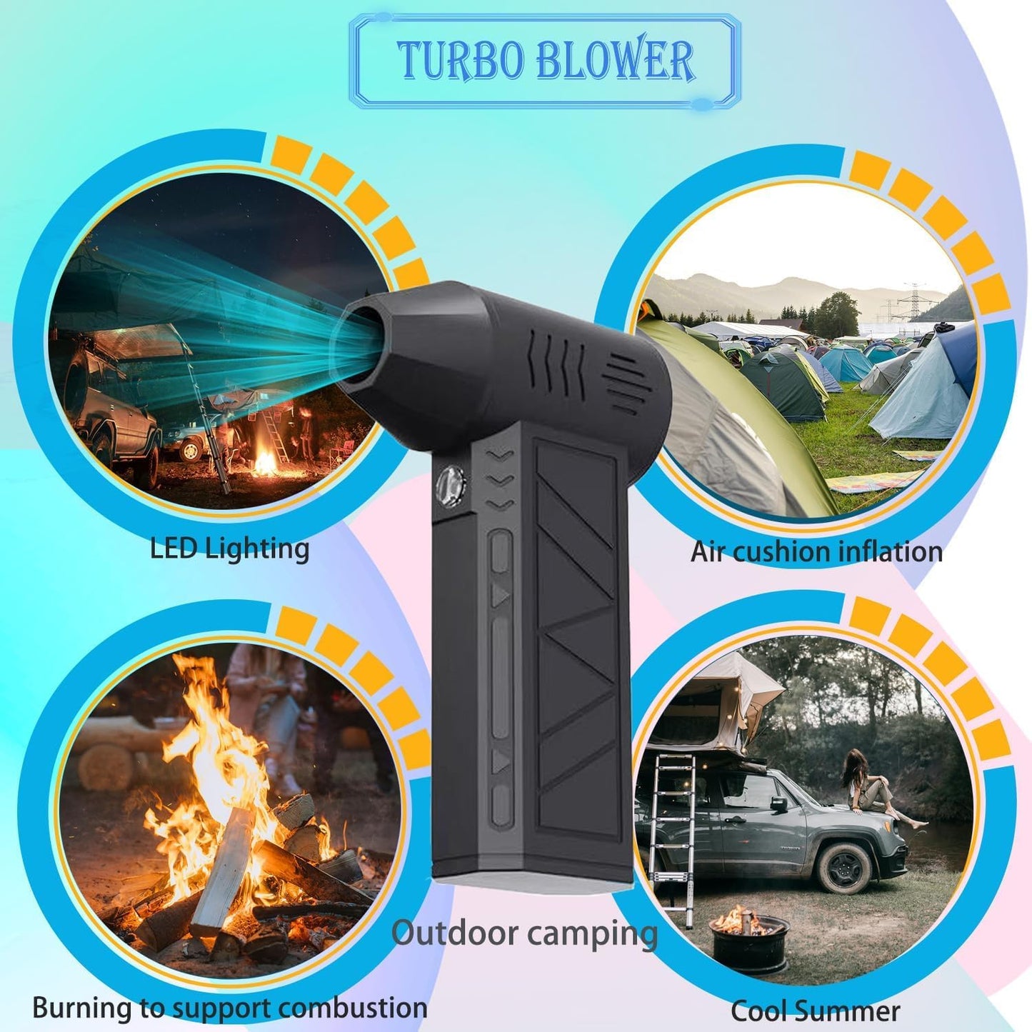 Cordless Handheld Powerful Blower, Electronic Air Blower
