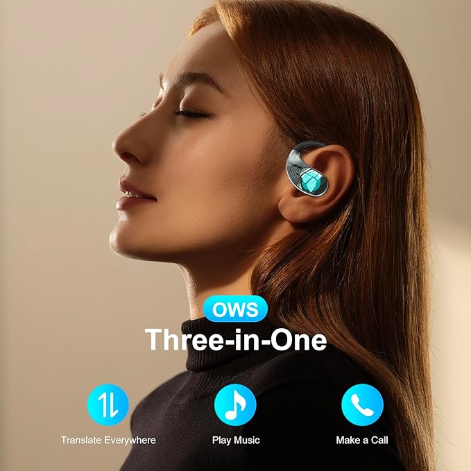 Language Translator Earbuds, 3 in 1 Translation Earbuds over 100 Languages & Accents&10 Offline Packs, Two Way Translation Device for Travel and Business Meetings
