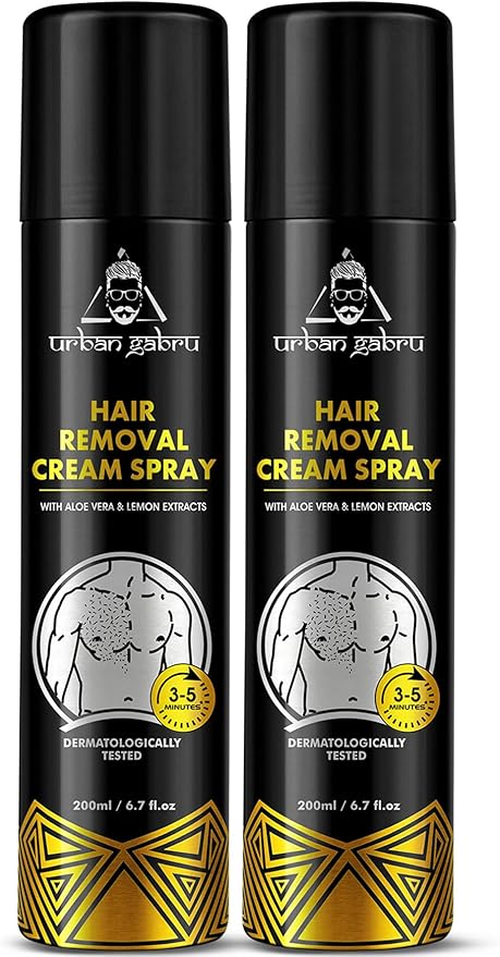 Urbangabru Hair Removal Spray (200 ml) | Body Hair Removal In 10 Minutes