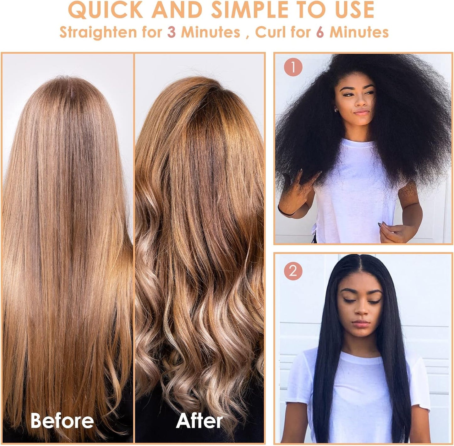 Hot Comb, Electric Hot Comb, Professional High Heat