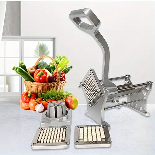 Stainless Steel Potato Chips Cutter Manual Operation Potato Cutter for Kitchen