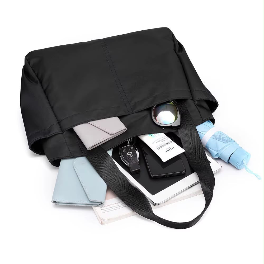 Women’s Multi-Pocket Tote Bag with Shoulder Strap