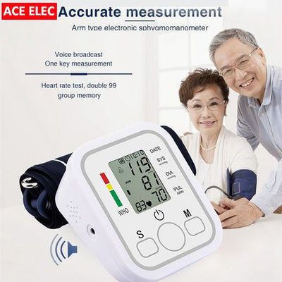Automatic digital Blood Pressure Monitor, White
