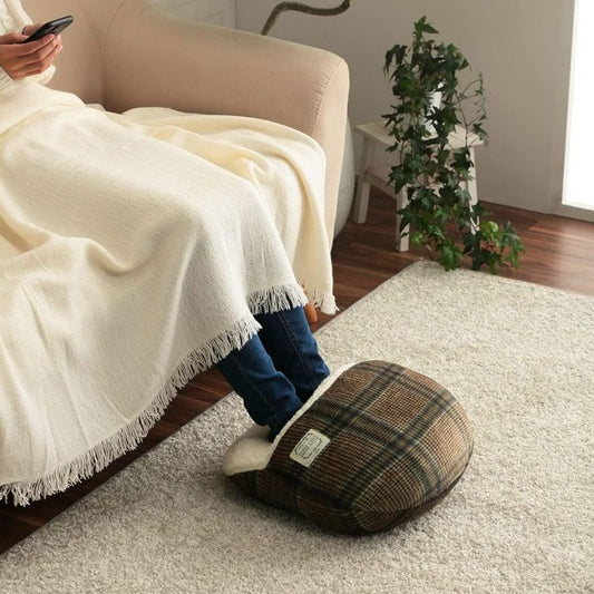 Electric adjustable heat Foot Warmer, Wormwood Heating, fluffy style office , home adventure use