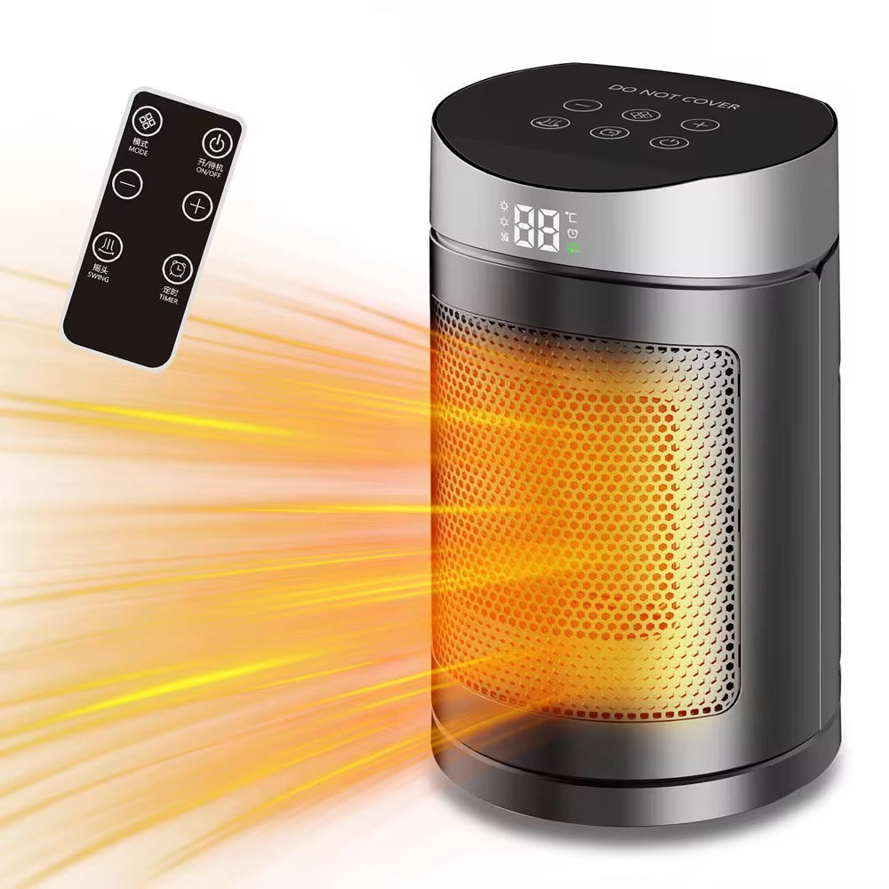 Space Heater, Portable Electric Heaters for Indoor Use with Thermostat