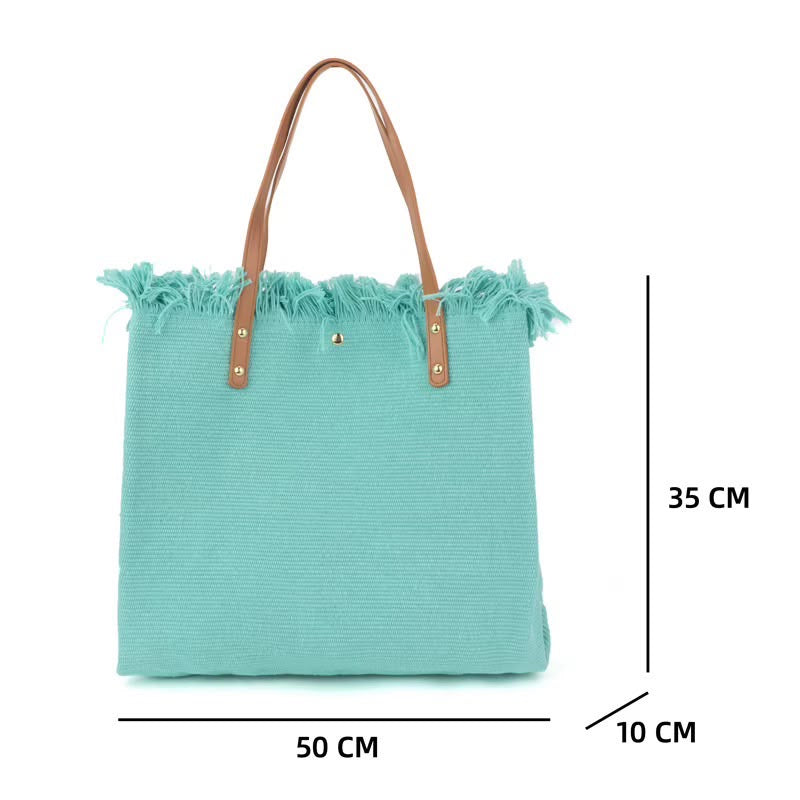 Women’s Fringe Tote Bag – Stylish Everyday Shoulder Bag