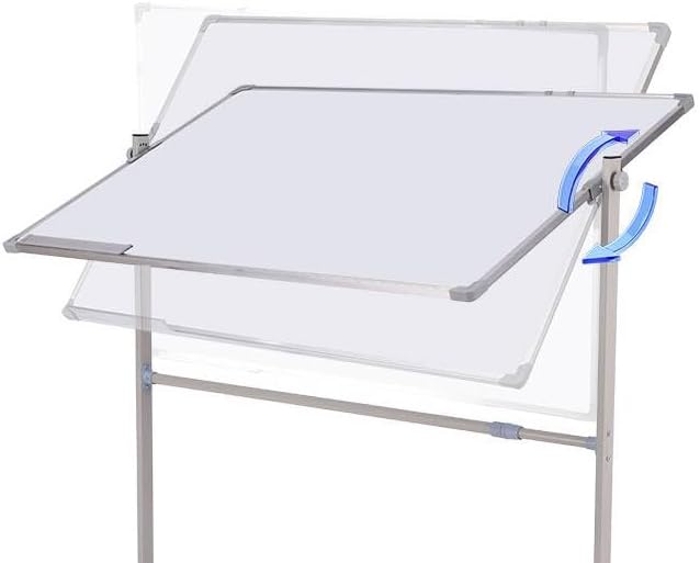 Double Sided Magnetic moveable whiteboard ,comes  with free magnetic Erasable markers (3pcs) & 1 duster eraser