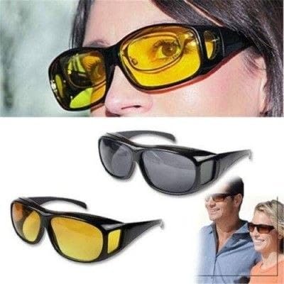 HD Vision Wrap Around Over Glasses Sunglasses Day & Night Driving