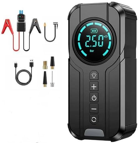 Portable car jump start with Air pump
