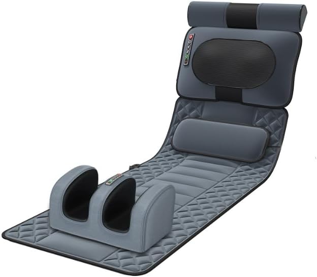 Full Body Massage Mat with Heat Massage Chair pad, Neck Foot Massager , shiatsu