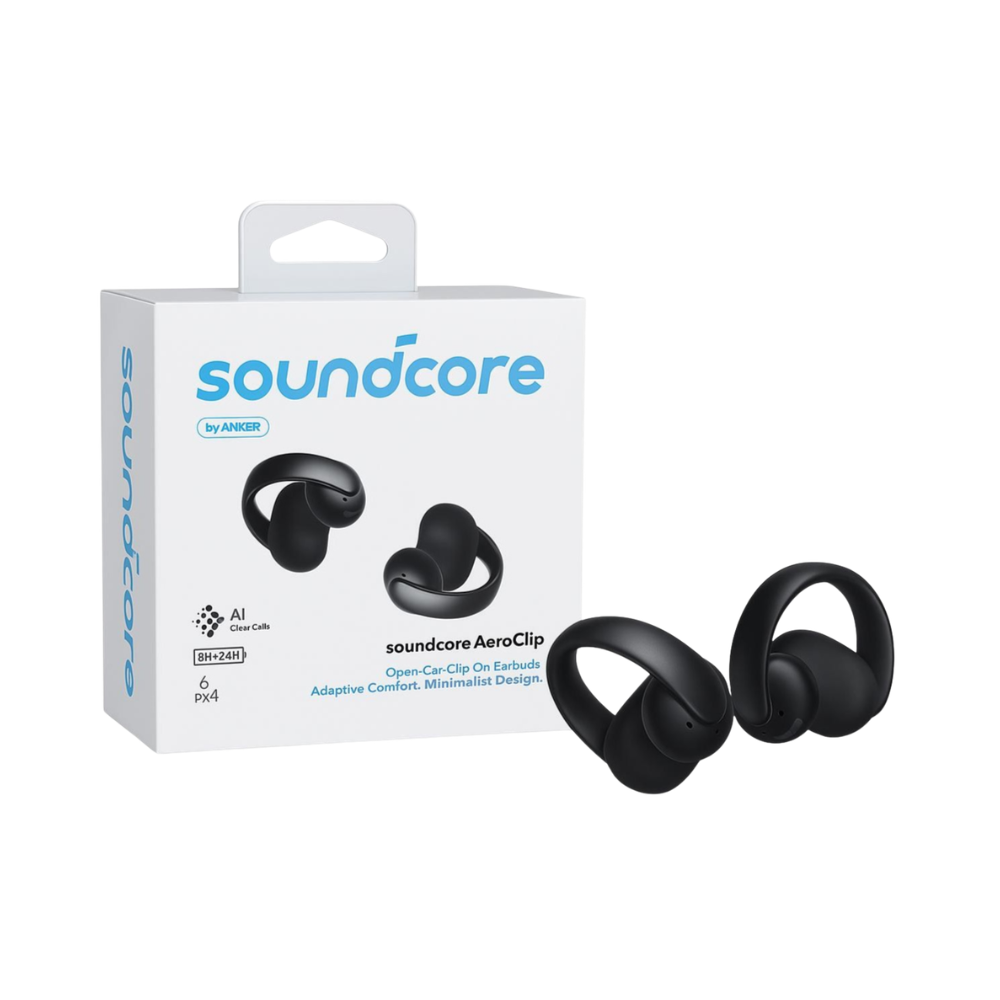Anker Soundcore AeroClip Open Ear Earbuds Free Clip