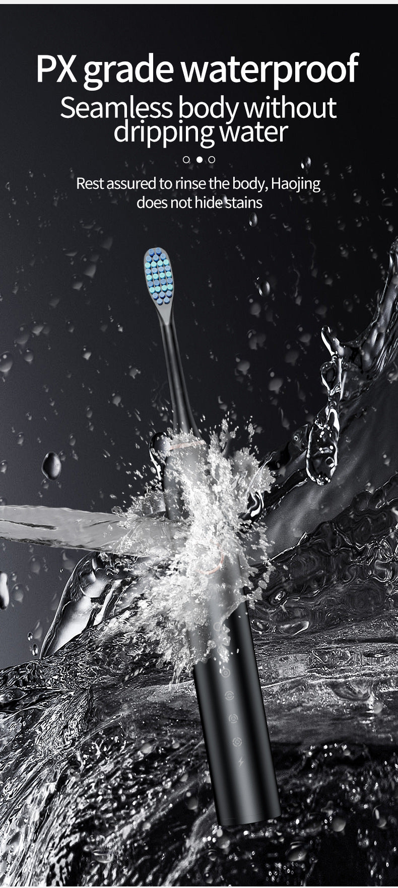 Electric Toothbrush for Adults /kids 6 Modes, 4 Brush Heads
