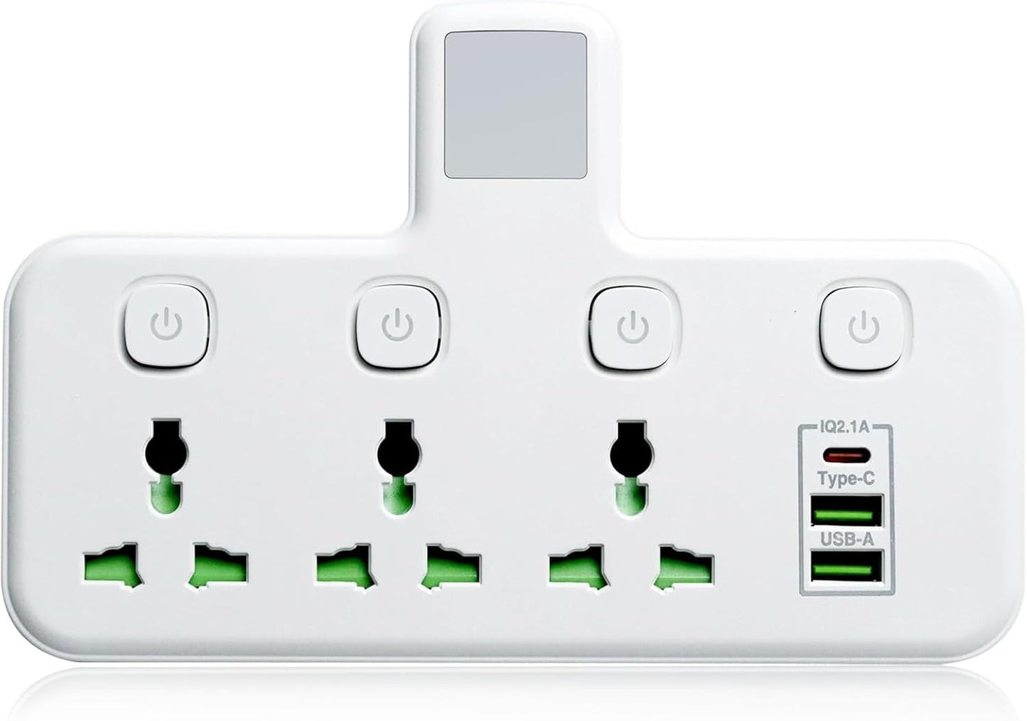 Power Strip Surge Protector Multi Plug Adapter USB Extension Socket Wall Charger