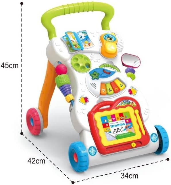 Baby Sit-to-Stand Learning Music Walker Trolley for toddlers 9moths plus (very durable)