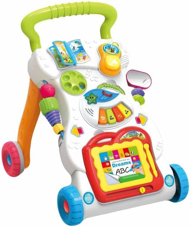 Baby Sit-to-Stand Learning Music Walker Trolley for toddlers 9moths plus (very durable)