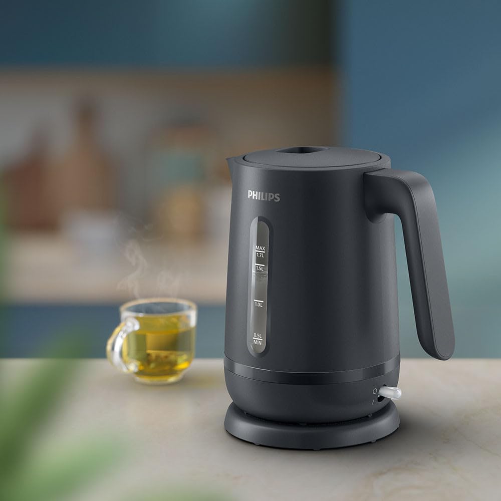 Philips Kettle - 2200W, 1.7L, 360° pirouette base, On/Off