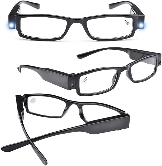 Relaxing LED Light Reading Glasses