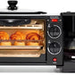 Hoffmans Home Breakfast machine maker coffee , oven , grill  multifunctional 3-In-1 Family Size Electric Breakfast Station