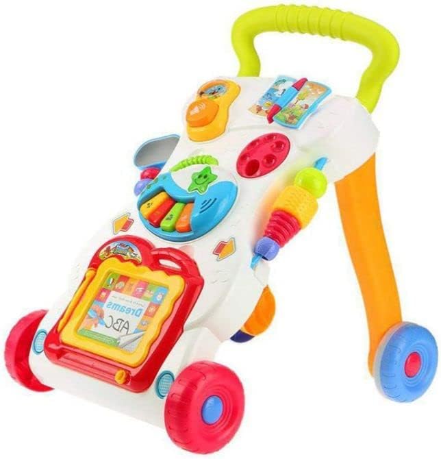 Baby Sit-to-Stand Learning Music Walker Trolley for toddlers 9moths plus (very durable)
