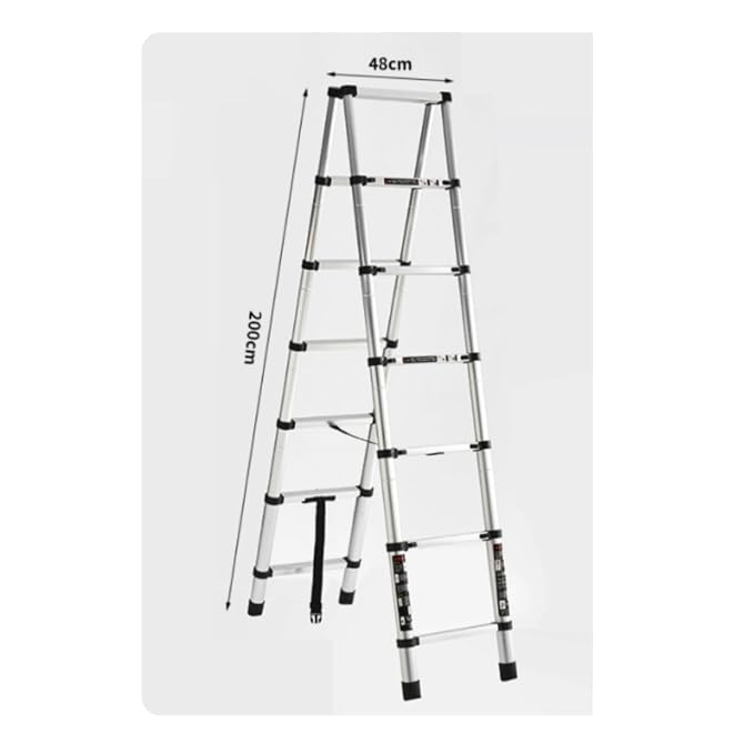 Ladder Aluminum Folding Ladder Telescopic Stepladder