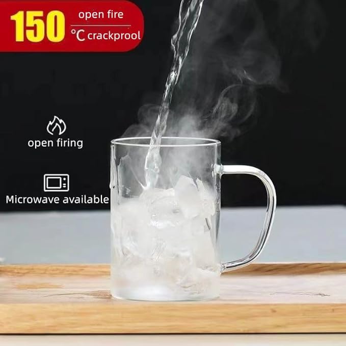Portal Clear Glass Tea Cup - 200 ml - 6 Pieces