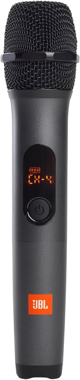 2 JBL Rechargeable Wireless microphones Dual 2-Channel UHF 6H Receiver Power