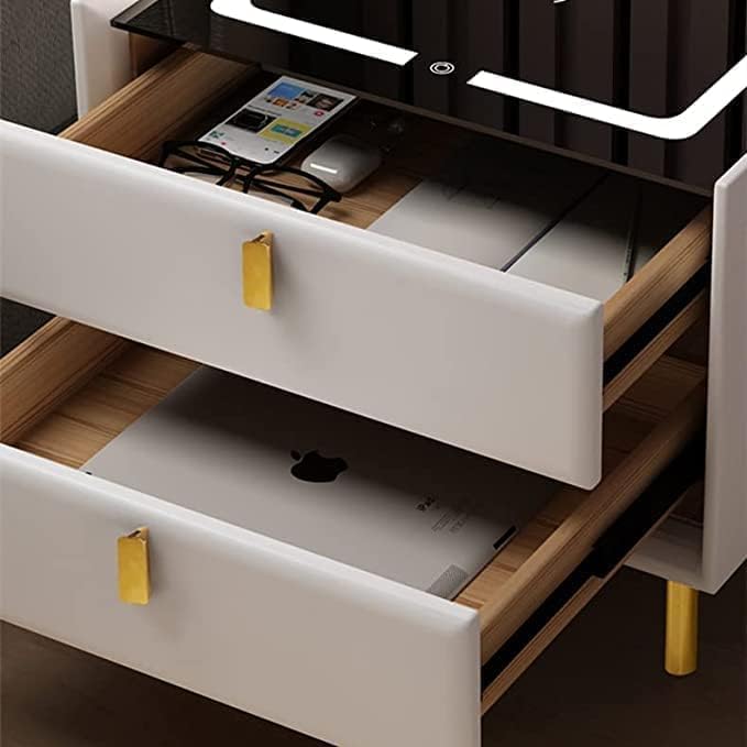 Smart Nightstand Table with Wireless Charging Station