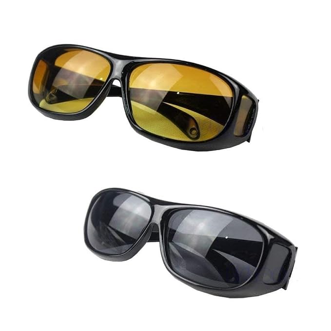 HD Vision Wrap Around Over Glasses Sunglasses Day & Night Driving