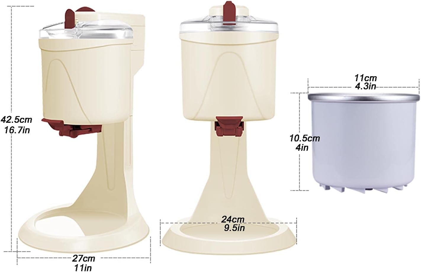 Fruit Soft Serve Ice Cream Machine - Fully Automatic Mini