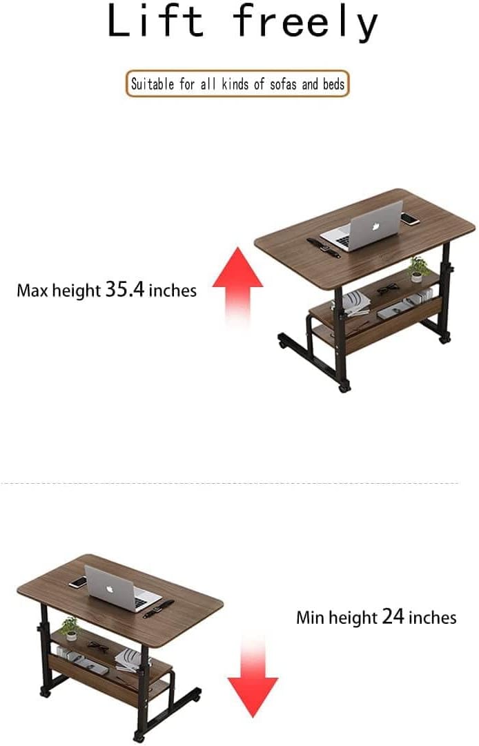 Portable adjustable computer desk