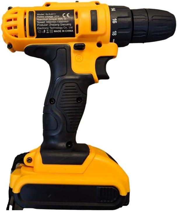 34-Piece Tool Set cordless drill