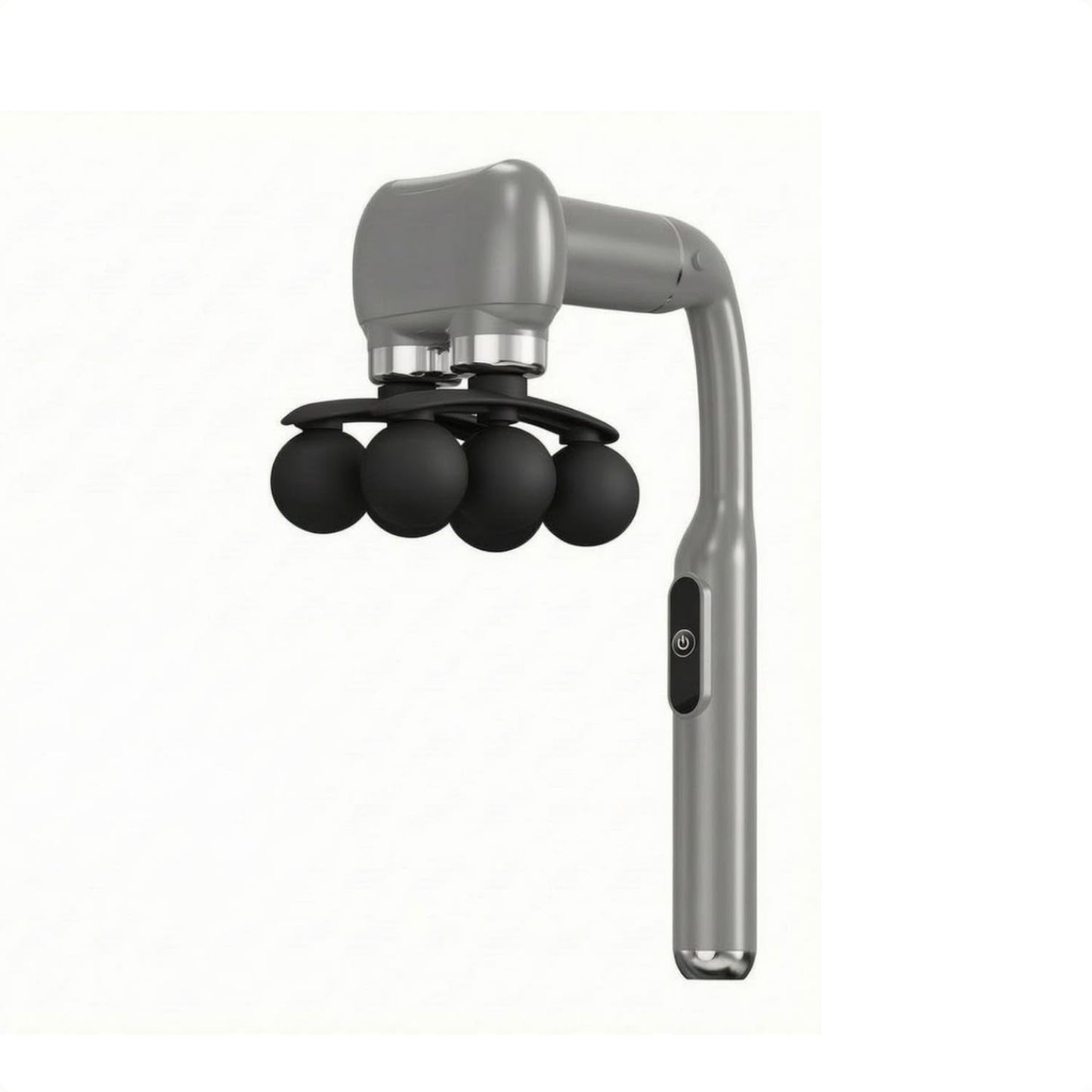 6-Node Head Fascia Massage Type-C Charging Curved Handle Massage